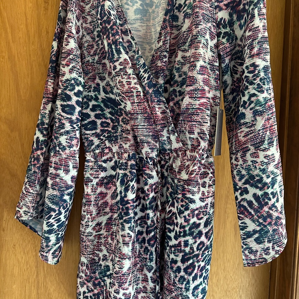 Jennifer Lopez size M one piece NWT long sleeve shorts outfit